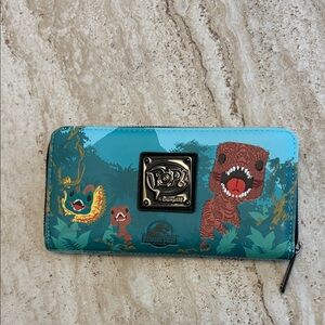 Loungefly Jurassic Park Large Zippered Wallet